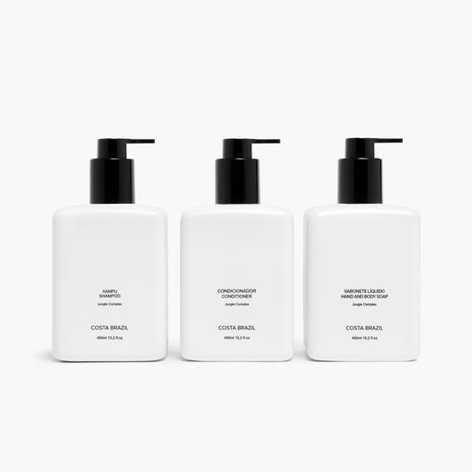 SPA COLLECTION SHAMPOO, CONDITIONER + SHOWER GEL