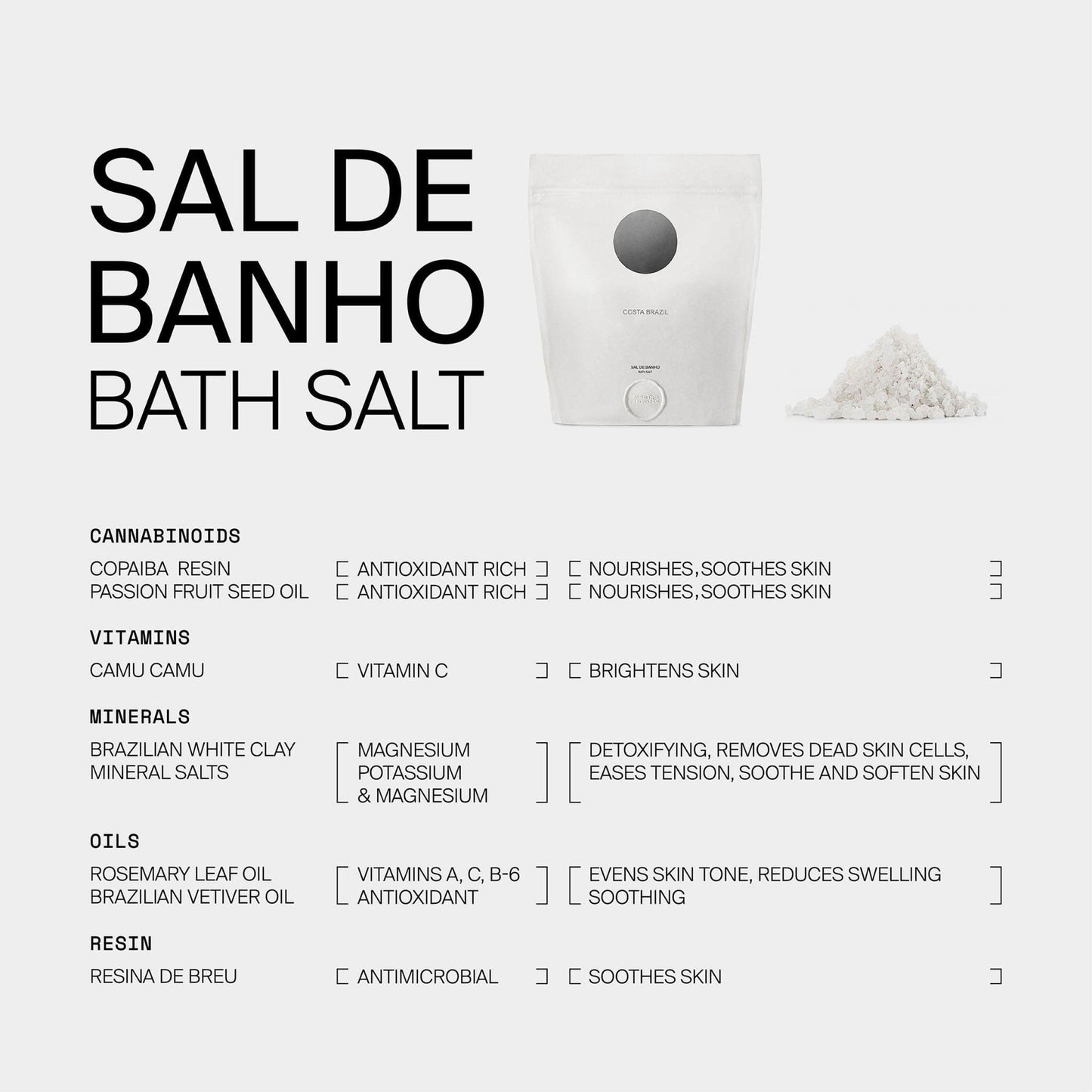 SAL DE BANHO | REFILL - Costa Brazil